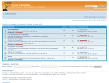 Tablet Screenshot of forum.trampofun.fr